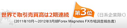 アルパリは、世界で取引売買高2期連続【第3位】(日系企業除く)