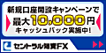 �Z���g�����Z��FX�A�V�K�����J�݃L�����y�[���Ły�ő�10,000�~�z