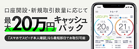 DMM FXの口座開設特典